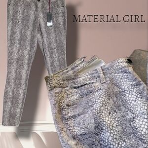 Snake print Material Girl jeans 15